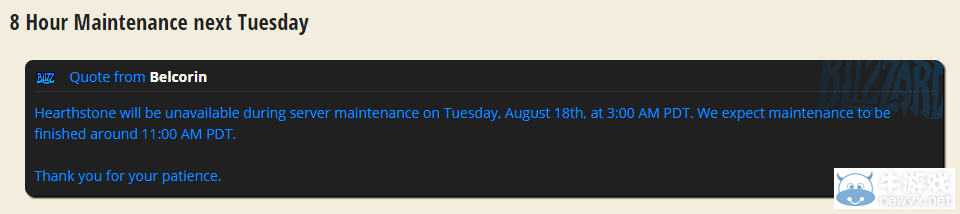 《爐石傳說》冠軍試煉下周二上線 插件端口開放