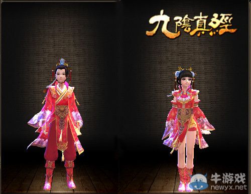 萌萌小夫妻 《九陰真經》小體格婚服來襲