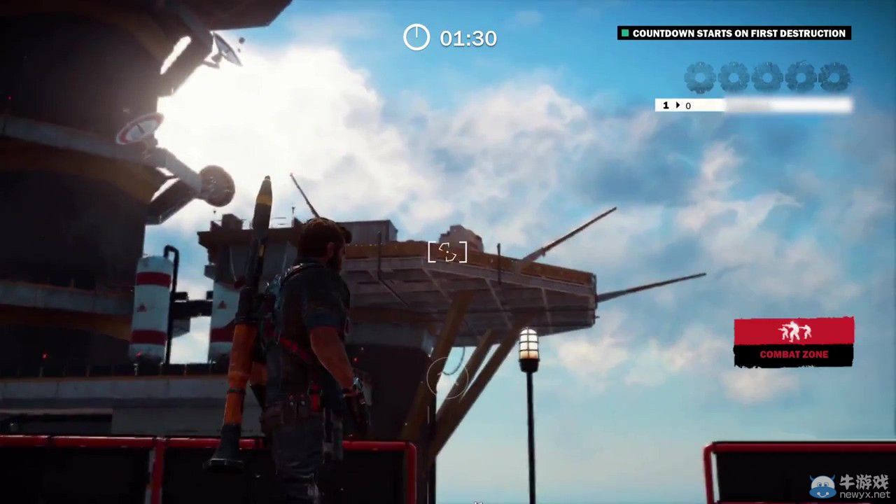 《正當防衛3》挑戰模式演示：化身蝙蝠人上天入地