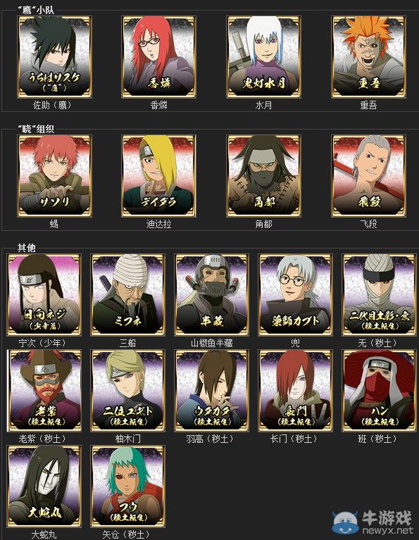 《火影忍者疾風傳：究極忍者風暴4》最新參戰(zhàn)人物公開：大蛇兜與矢倉登場