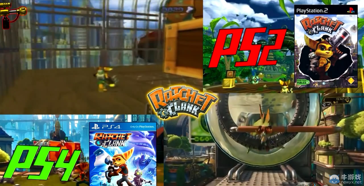 《瑞奇與叮當(dāng)》PS4與PS2對(duì)比圖：進(jìn)步不是一點(diǎn)點(diǎn)