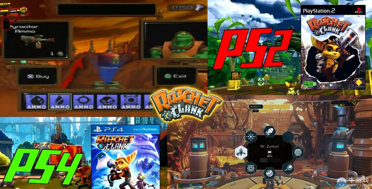 《瑞奇與叮當(dāng)》PS4與PS2對(duì)比圖：進(jìn)步不是一點(diǎn)點(diǎn)