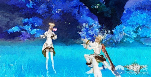 玩家原創(chuàng) 四季主題水彩插畫風(fēng)《天諭》唯美截圖