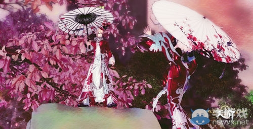 玩家原創(chuàng) 四季主題水彩插畫風(fēng)《天諭》唯美截圖