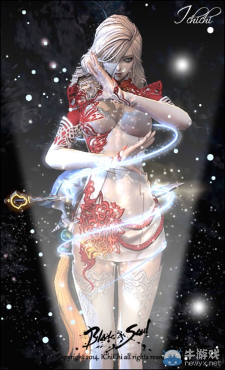 《劍靈》韓服玩家分享 各色時裝技能帥氣動作截圖