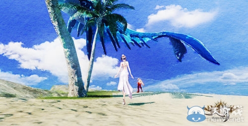 玩家原創(chuàng) 四季主題水彩插畫風(fēng)《天諭》唯美截圖