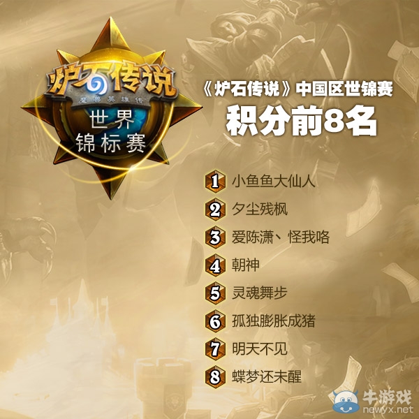 《爐石傳說》世錦賽中國區(qū)晉級賽落幕