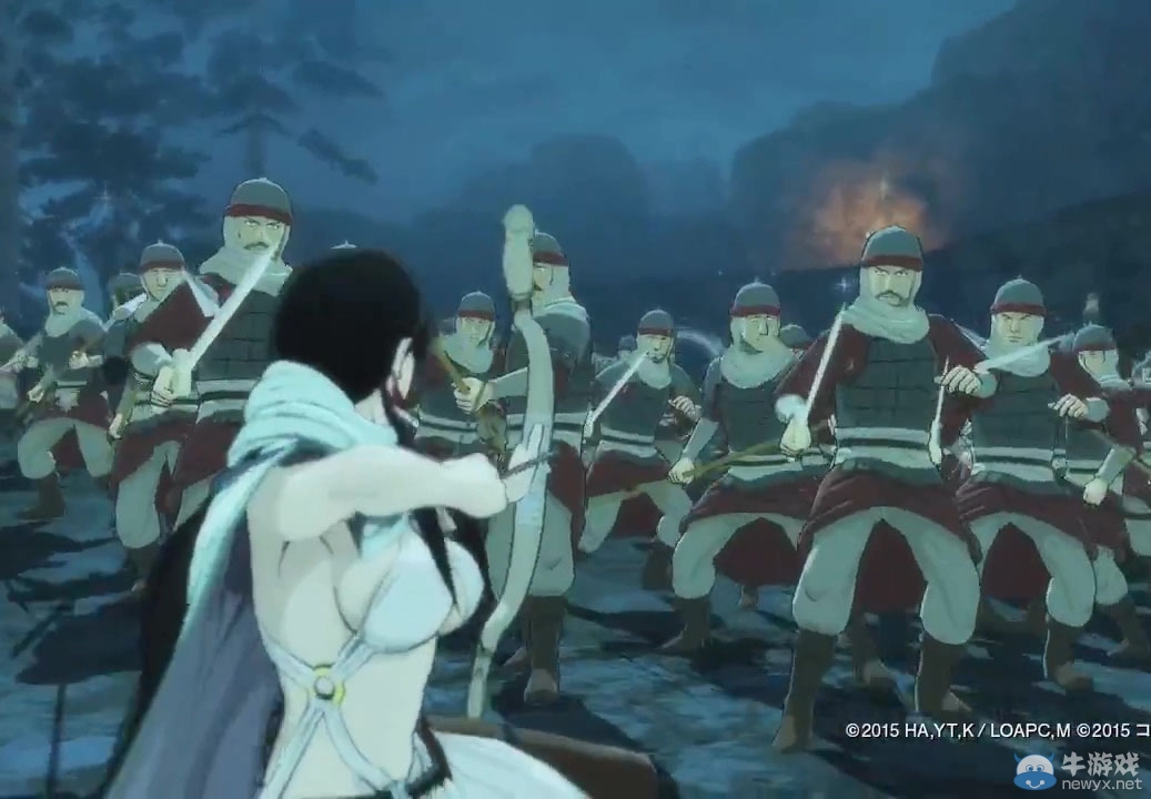 《亞爾斯蘭戰記：無雙》法蘭吉絲與亞爾斯蘭戰斗動作演示視頻