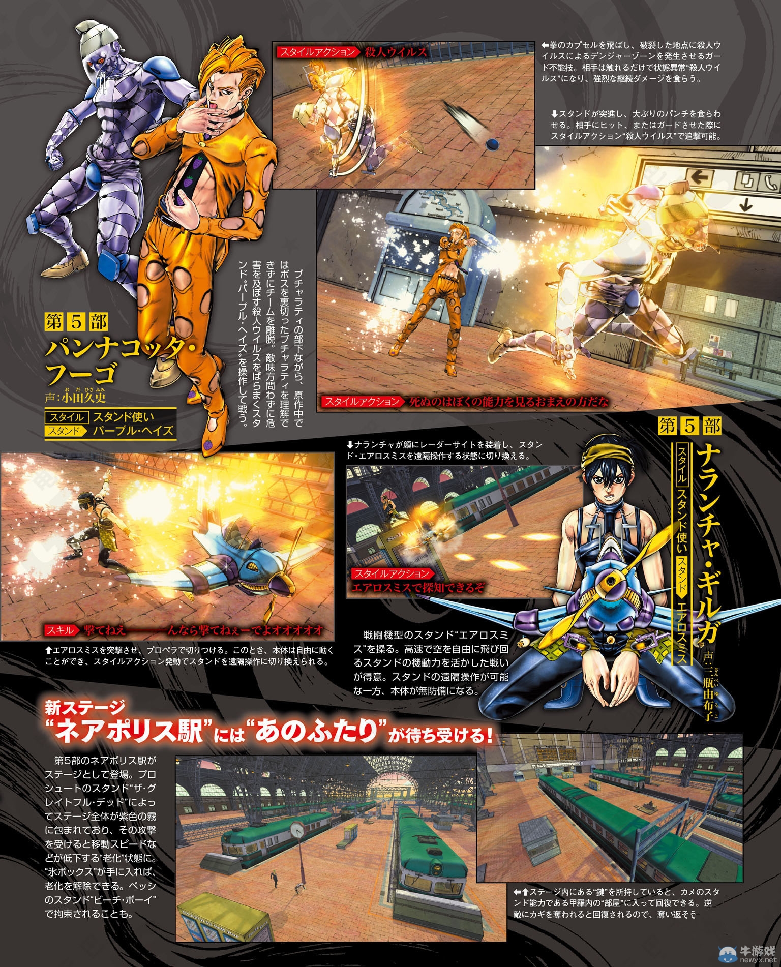 《喬喬天堂之眼》雜志圖：新場景那不勒斯車站