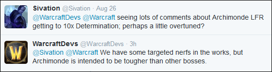 《魔獸世界》藍貼：將削弱隨機難度下的阿克蒙德