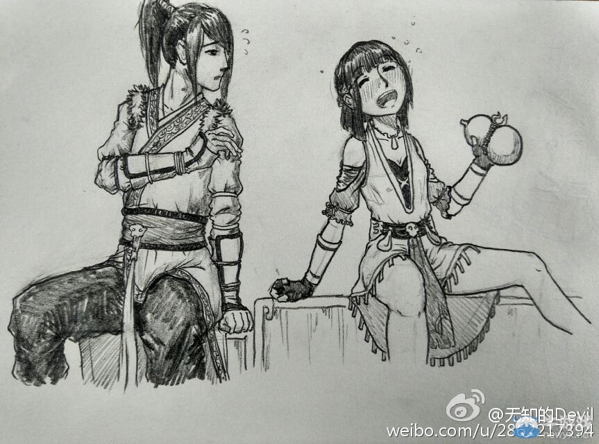 《天涯明月刀》據說這是一組只有妹子才能看懂的暖心漫畫