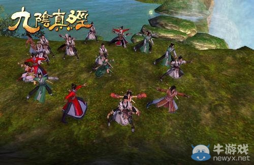 九陰團練大法好 重慶市民演繹“水上太極拳”