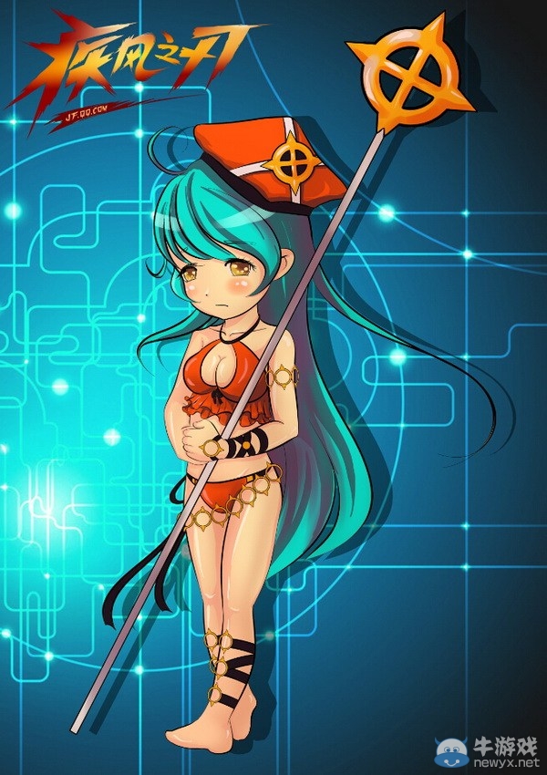 《疾風之刃》玩家原創Q版泳裝NPC美圖欣賞