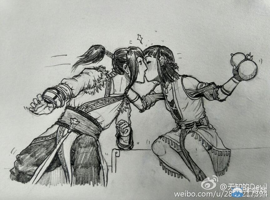 《天涯明月刀》據說這是一組只有妹子才能看懂的暖心漫畫