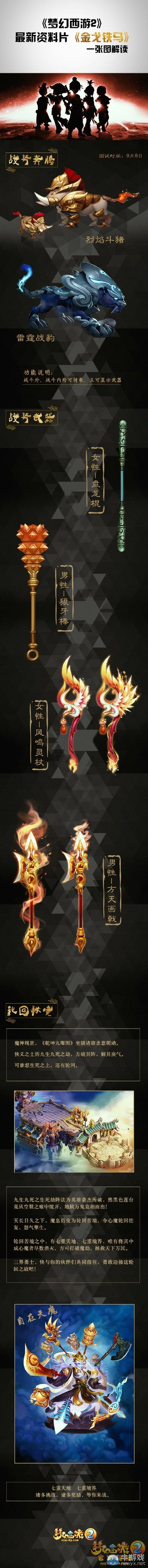 夢幻9月新資料片爆料：戰騎系統<p>輪回秘境