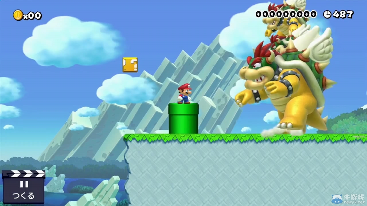 《超級馬里奧制造》素材介紹影像講解管道設置