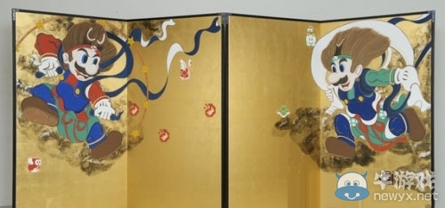 《超級馬里奧兄弟》“風神雷神屏風”制作視頻