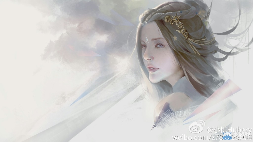 微博達人秀 天涯明月刀冰云套唯美插畫