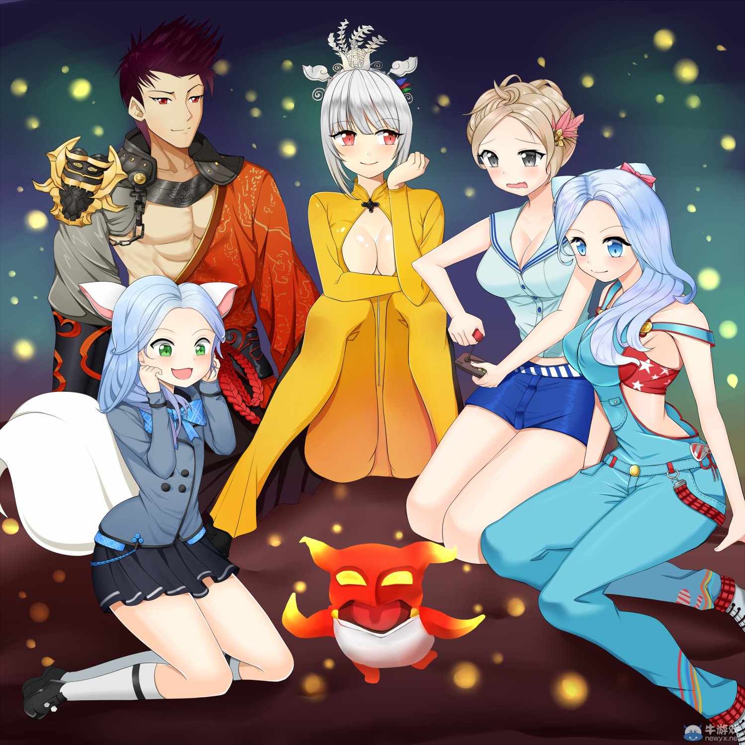 劍靈福利手繪分享 型男御姐與萌萌的蘿莉