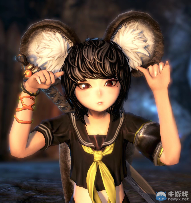 矮子也很萌 劍靈韓服靈劍士動作趣圖