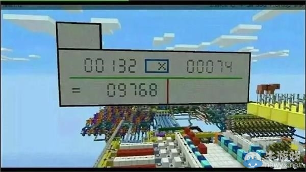 《我的世界》現(xiàn)大神打造計算機：真的能計算！