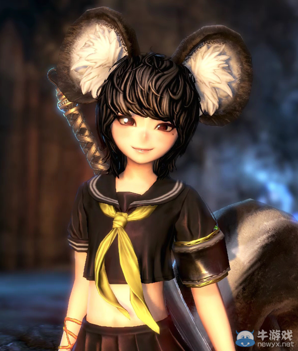 矮子也很萌 劍靈韓服靈劍士動作趣圖