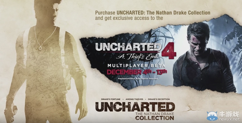 《神秘海域4》多人測(cè)試時(shí)間公布：《合集》新預(yù)告片