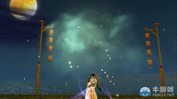 《劍網3》中秋節最新特效煙花曝光