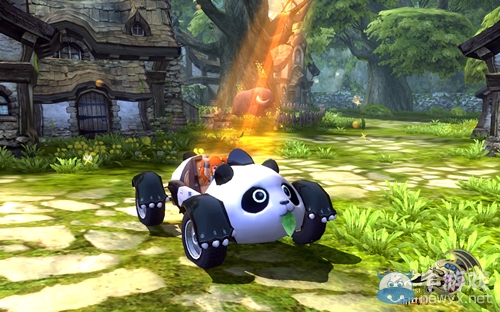 滾滾大變身！《龍之谷》熊貓汽車坐騎即將駛來