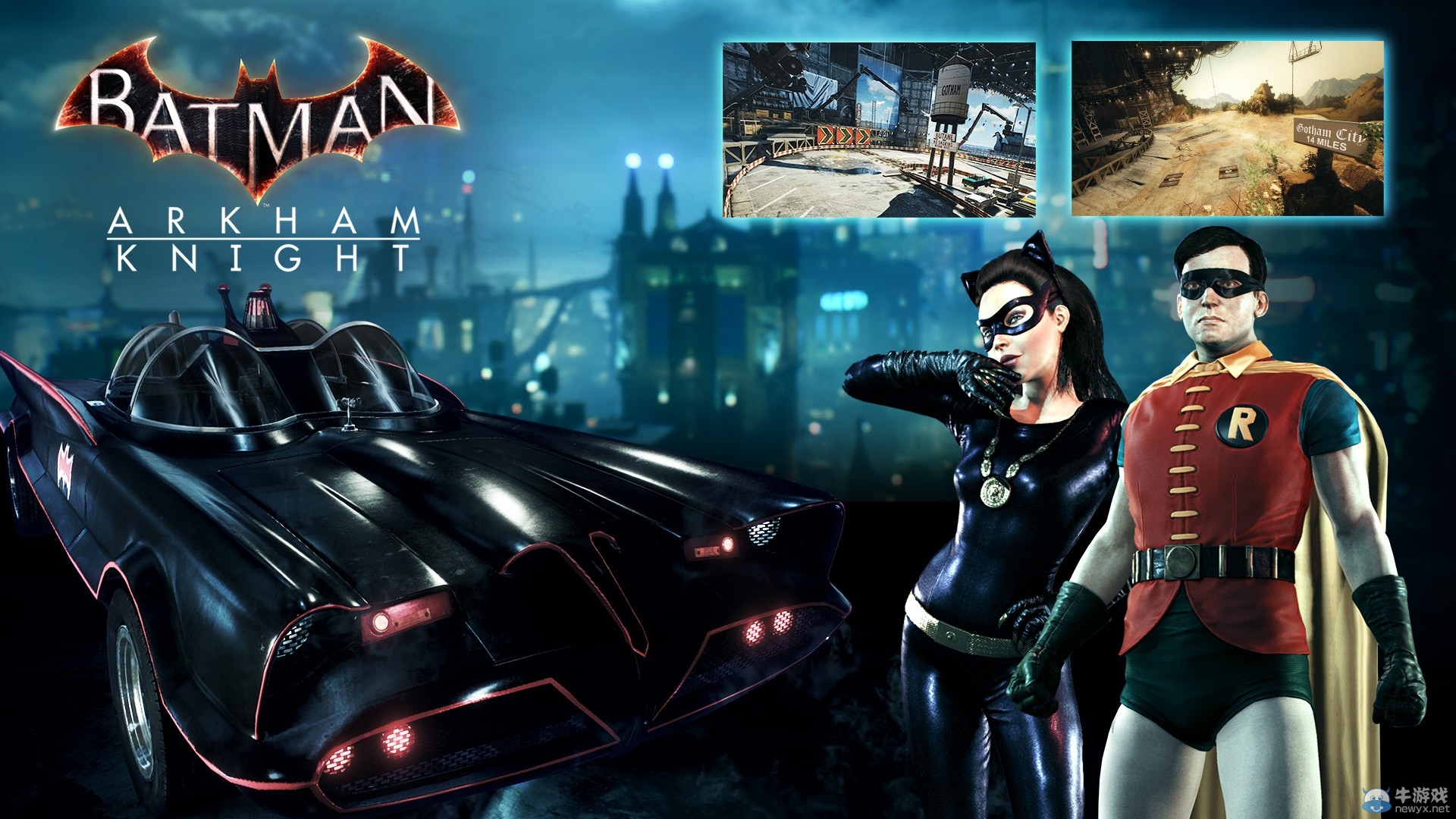 《蝙蝠俠：阿甘騎士》夜翼登場：奇葩皮膚貓女火辣