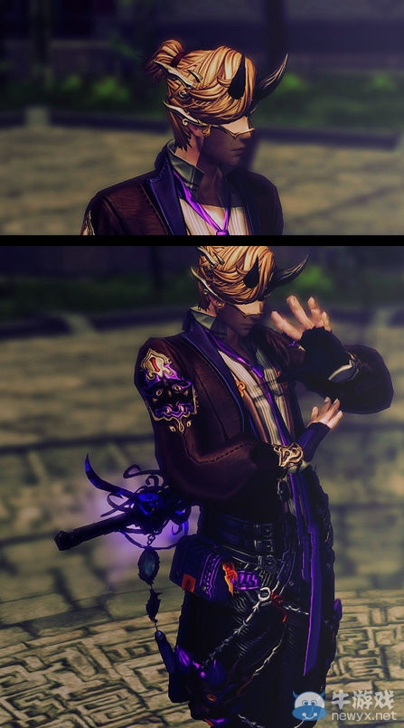 劍靈超帥人族刺客男 夢幻紫衣截圖展示