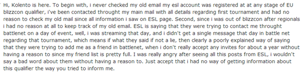 ESL大擺烏龍 K神不幸又一次被淘汰