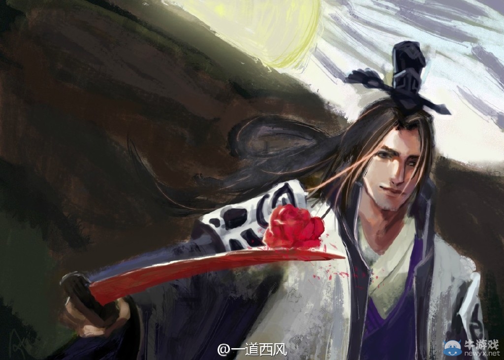 花魂綻放 天涯明月刀燕南飛同人繪畫