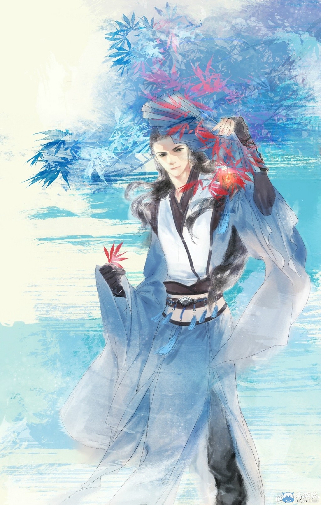 紅葉青楓 天涯明月刀唐二古風同人圖