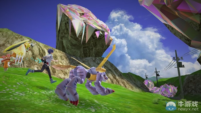 《數(shù)碼寶貝：新秩序》新截圖：短裙少女夕陽下奔跑