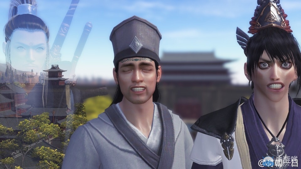 天刀囧圖 今天終于和偶像一起合影啦超興奮