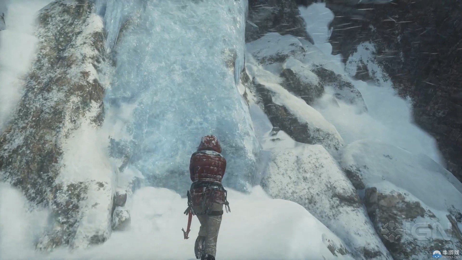 《古墓麗影：崛起》開篇演示：極寒之地繼續(xù)冒險