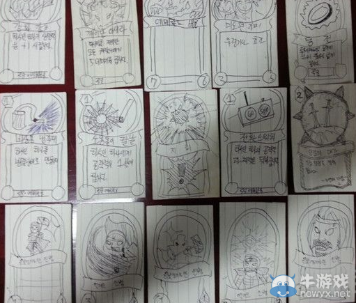 韓國(guó)士兵手繪全套《爐石傳說(shuō)》卡牌