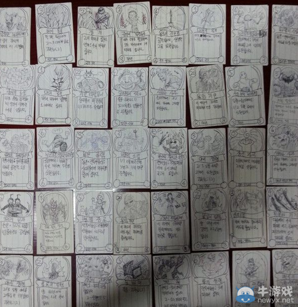 韓國(guó)士兵手繪全套《爐石傳說(shuō)》卡牌