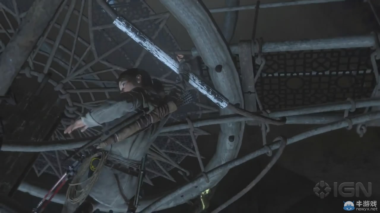 《古墓麗影：崛起》最新演示視頻：勞拉成空中飛人