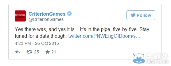 開發商表示《火熱狂飆：天堂》將加入XB1兼容列表