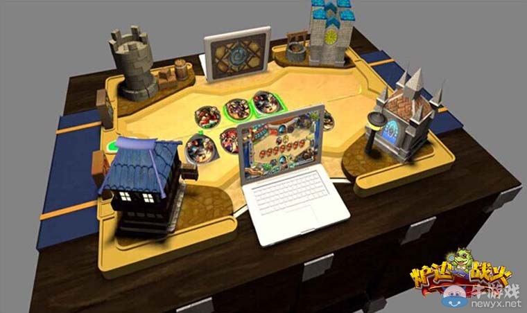 《爐石傳說》邊戰火現場設計圖 游戲場景實景還原