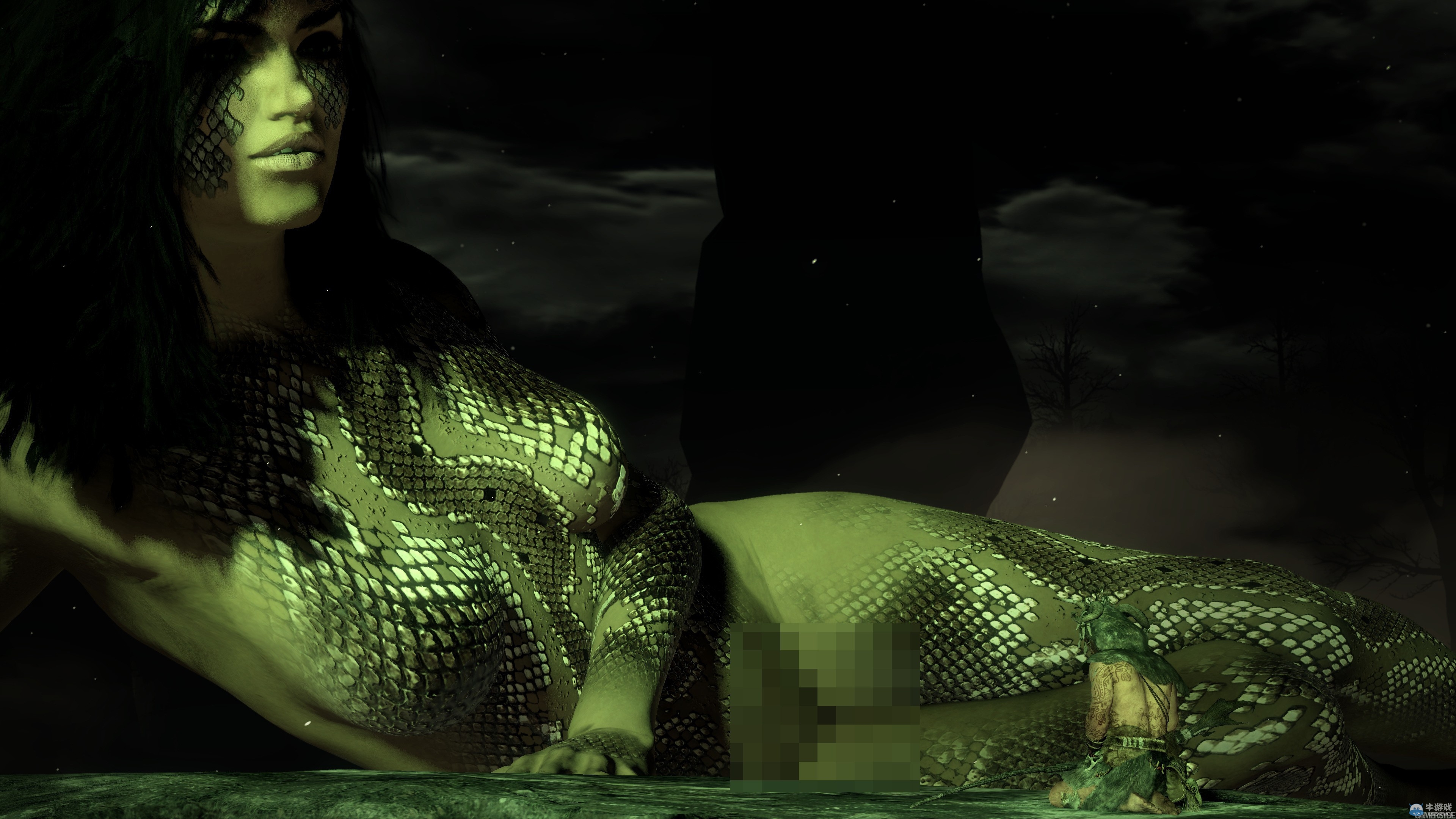 《狂野》公開(kāi)藝術(shù)截圖 裸體蛇女緊閉雙腿