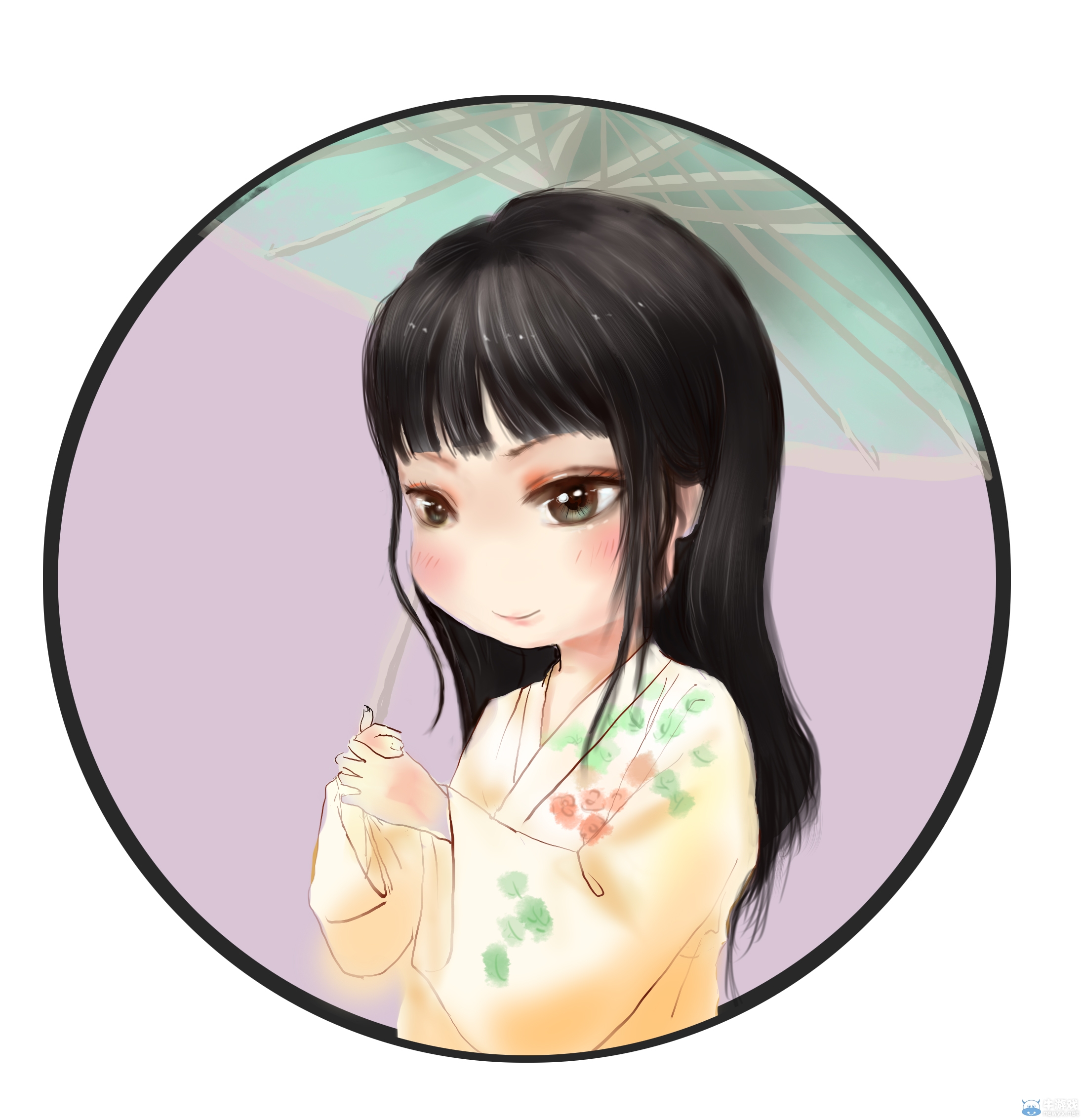 天香女兒真武兒砸 玩家繪天刀職業(yè)頭像三枚