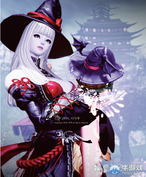 繡幕芙蓉一笑開 劍靈萬圣節時裝美女圖集