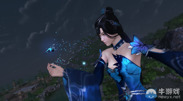 天刀為君蝶舞 南歌精品壁紙《風起兮》