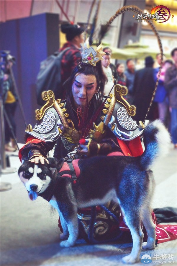 劍網(wǎng)3俠客行現(xiàn)場 天策大軍現(xiàn)身上海市中心