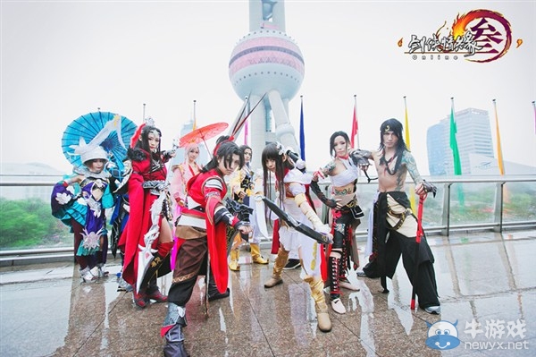 劍網(wǎng)3俠客行現(xiàn)場 天策大軍現(xiàn)身上海市中心