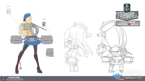 《戰(zhàn)艦世界》可以摸的艦?zāi)?艦?zāi)?D手辦曝光