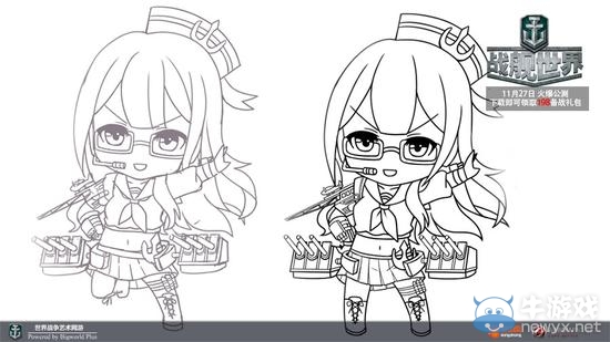 《戰(zhàn)艦世界》可以摸的艦?zāi)?艦?zāi)?D手辦曝光